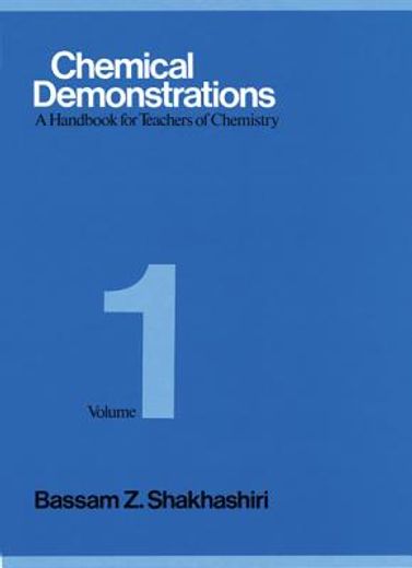 chemical demonstrations,a handbook for teachers of chemistry (en Inglés)