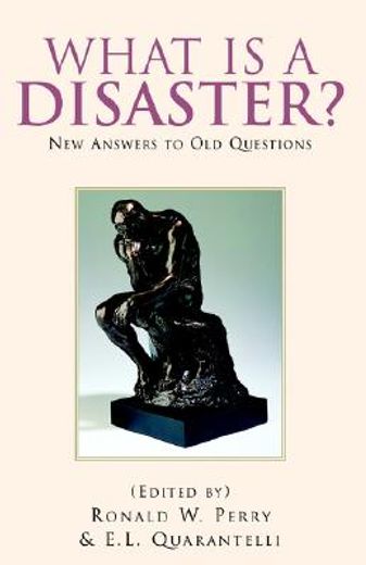 what is a disaster,new answers to old questions (en Inglés)