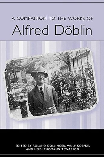 a companion to the works of alfred diblin