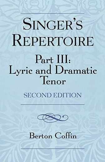 singers´ repertoire,lyric and dramatic tenor