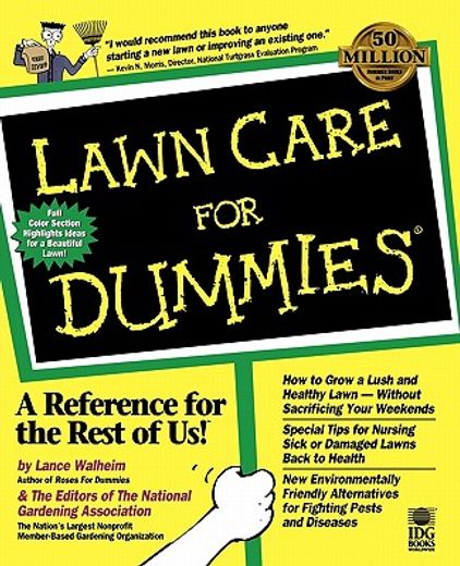 lawn care for dummies (en Inglés)