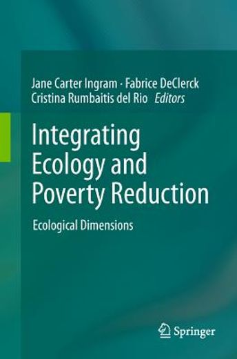 integrating ecology into poverty alleviation and international development efforts,a practical guide