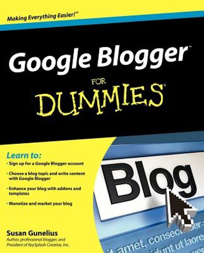 google blogger for dummies (en Inglés)