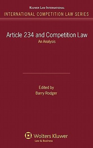 article 234 and competition law,an analysis