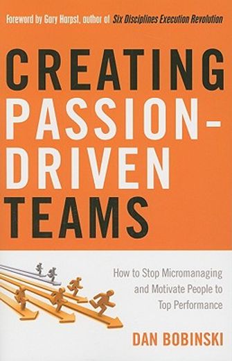creating passion-driven teams,how to stop micromanaging and motivate people to top performance