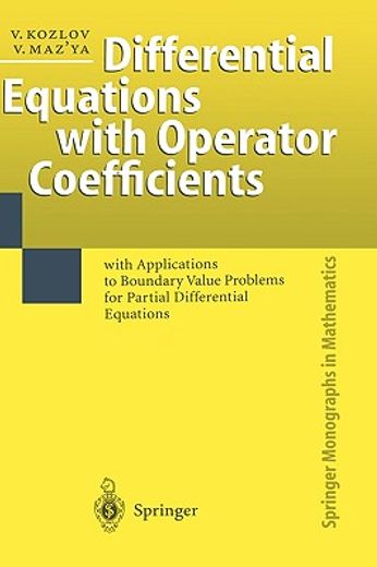 differential equations with operator coefficients (en Inglés)