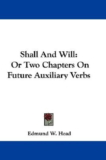 shall and will: or two chapters on futur