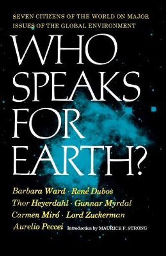 who speaks for earth? (en Inglés)