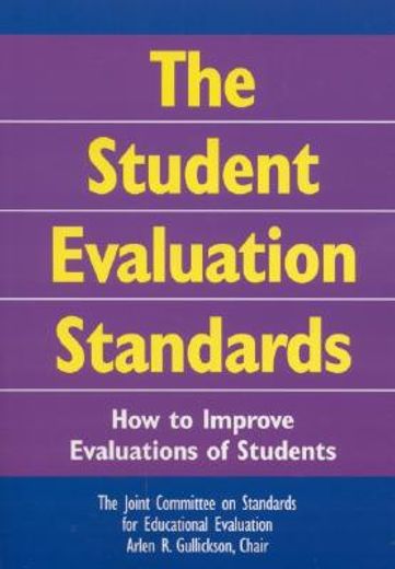 the student evaluation standards,how to improve evaluations of students