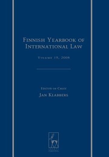 finnish yearbook of international law,volume 19, 2008