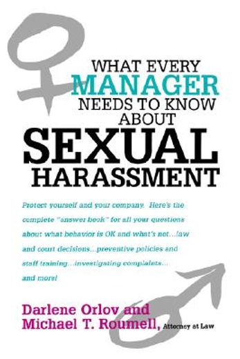 what every manager needs to know about sexual harassment