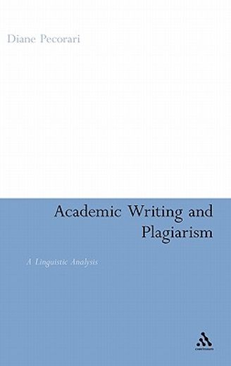 academic writing and plagiarism,a linguistic anaylsis
