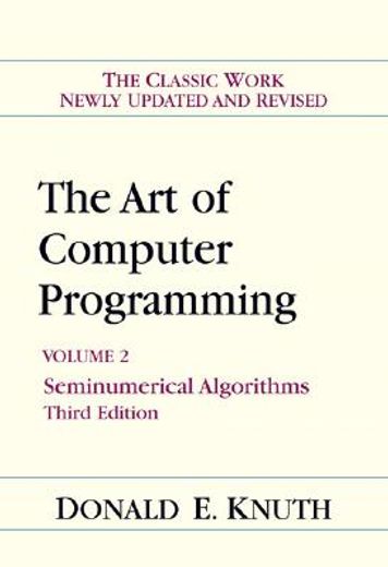 the art of computer programming,seminumerical algorithms