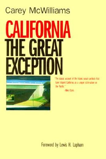 california,the great exception