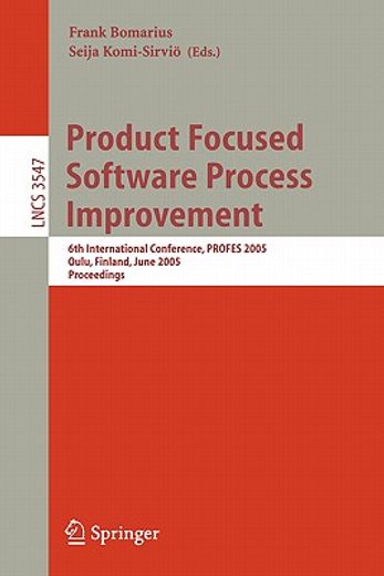 product focused software process improvement (en Inglés)