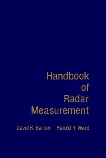 handbook of radar measurement (en Inglés)