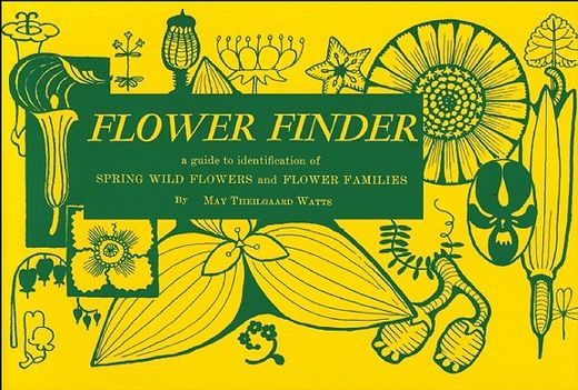 flower finder,a guide to the identification of spring wild flowers and flower families east of the rockies and nor