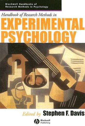 handbook of research methods in experimental psychology