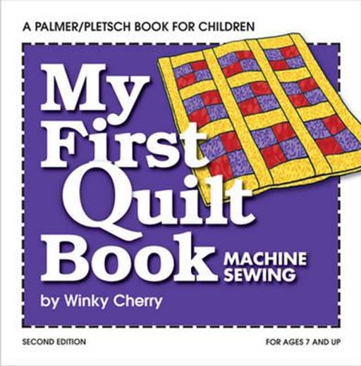 my first quilt book,machine sewing