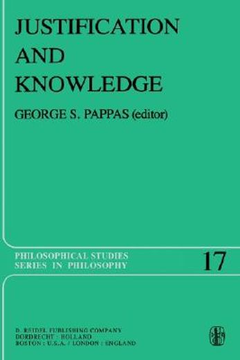 justification and knowledge,new studies in epistemology