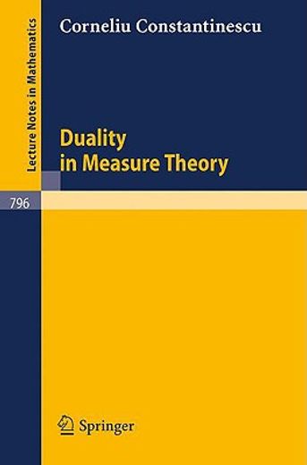 duality in measure theory (in English)