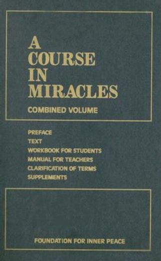 a course in miracles (en Inglés)