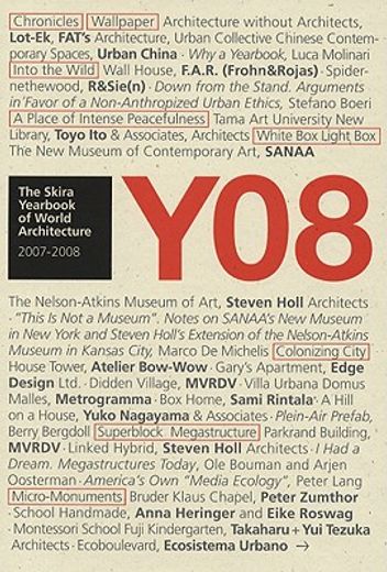 the skira yearbook of world architecture,2007-2008