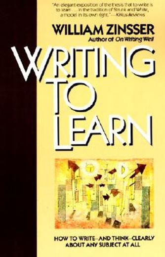 writing to learn (en Inglés)