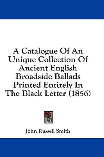 a catalogue of an unique collection of a