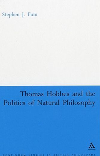 thomas hobbes and the politics of natural philosophy