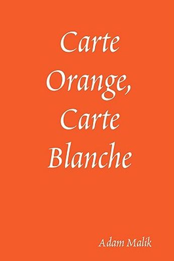 carte orange, carte blanche