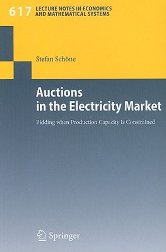 auctions in the electricity market,bidding when production capacity is constrained