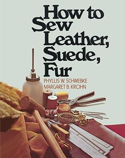 how to sew leather suede and fur (in English)