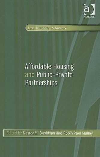 affordable housing and public-private partnerships
