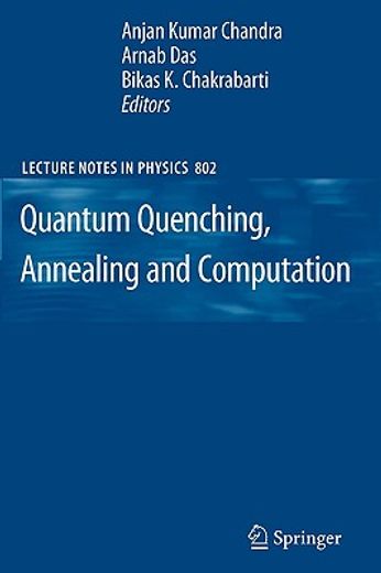 quantum quenching, annealing and computation