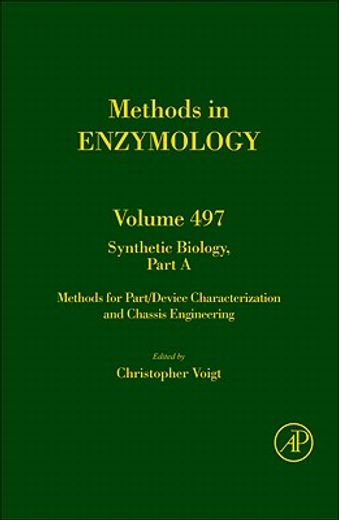 synthetic biology,methods for part/device characterization and chassis engineering