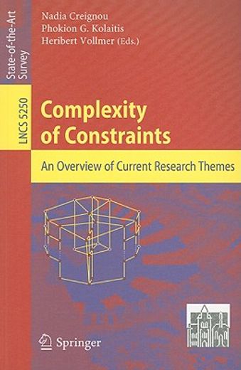 complexity of constraints,an overview of current research themes