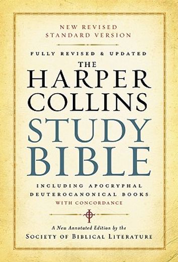the harpercollins study bible,new revised standard version
