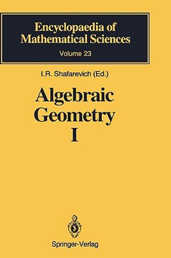 algebraic geometry i (en Inglés)