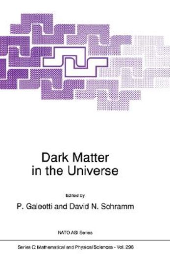 dark matter in the universe (en Inglés)