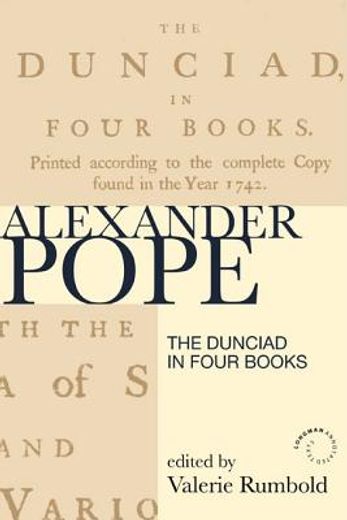 the dunciad,in four books