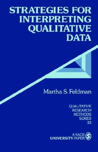 strategies for interpreting qualitative data (en Inglés)