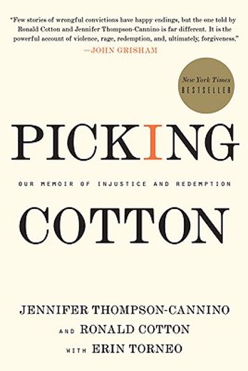 picking cotton,our memoir of injustice and redemption