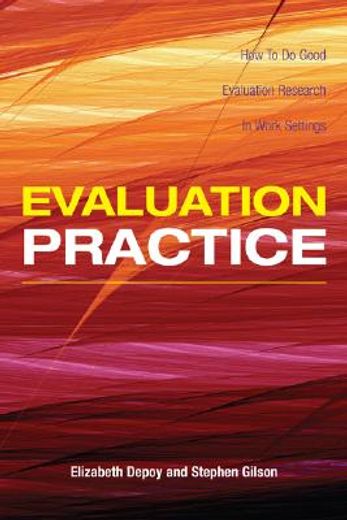 evaluation practice,how to do good evaluation research in work settings