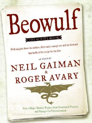beowulf,the script book