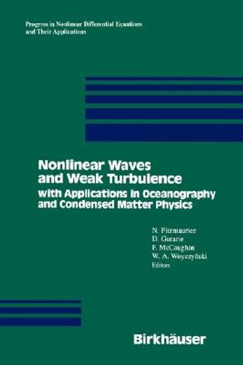 weak turbulance and nonlinear waves with applications to geophysics and oceanography (en Inglés)