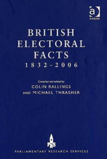british electoral facts, 1832-2006