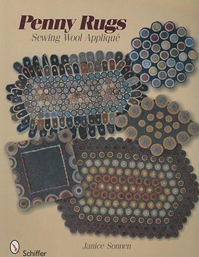 penny rugs,sewing wool appliqut