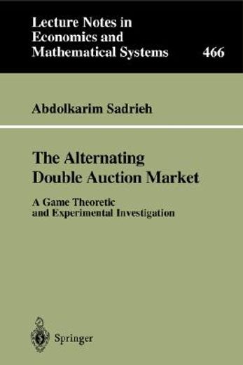 the alternating double auction market (en Inglés)