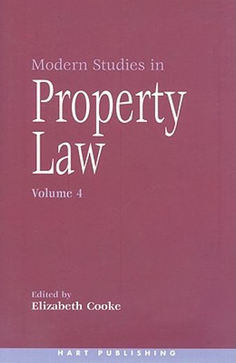 modern studies in property law